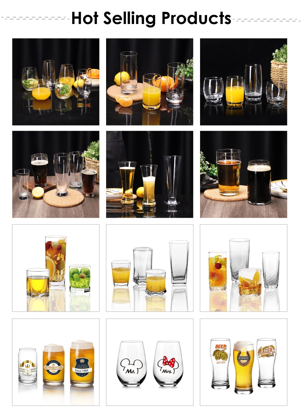 580ml Blowing Glass Cup for Beer Drinking Beer Pint Glasses Pilsner Beer Glass Classic Beer Glasses