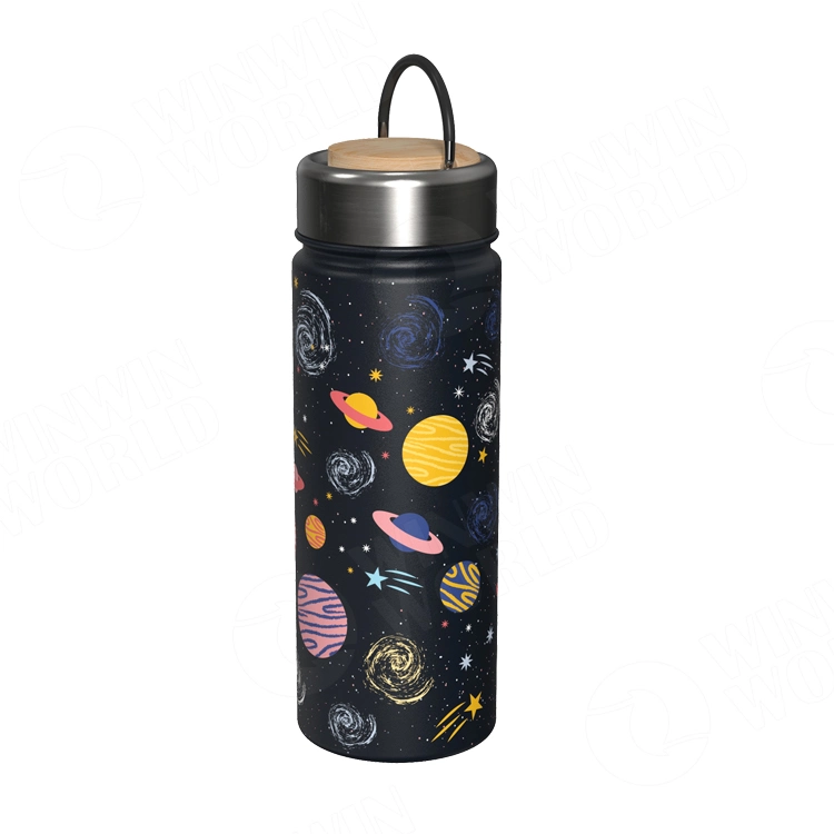 Hydro Custom Design Double Wall Stainless Steel Workout Water Bottle Bulk. Thermal Vacuum Flask Insulated for Outdoor, Sport