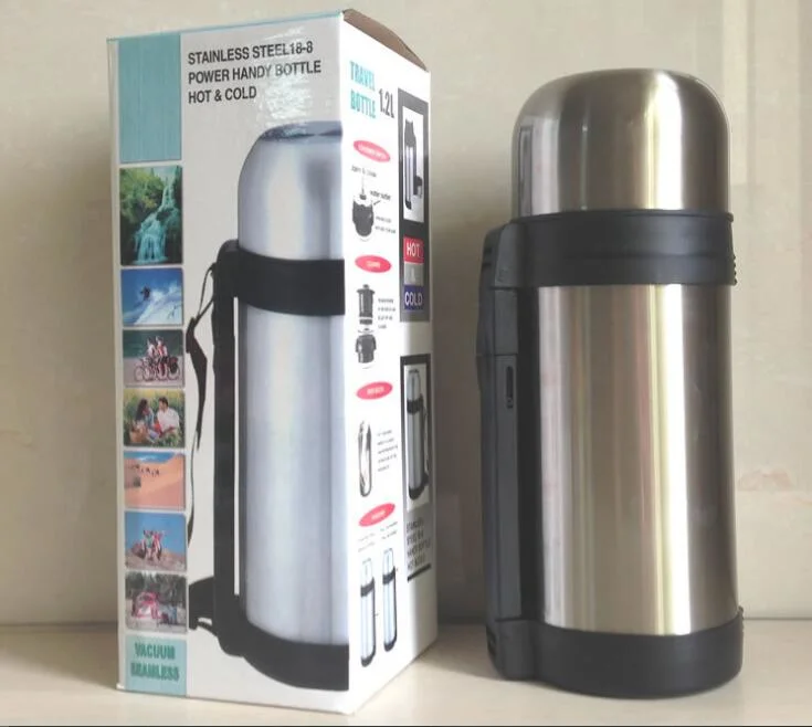 500/800/1000/1200/1500ml Vacuum Flask Thermos Pot Double Wall Stainless Steel Mugs