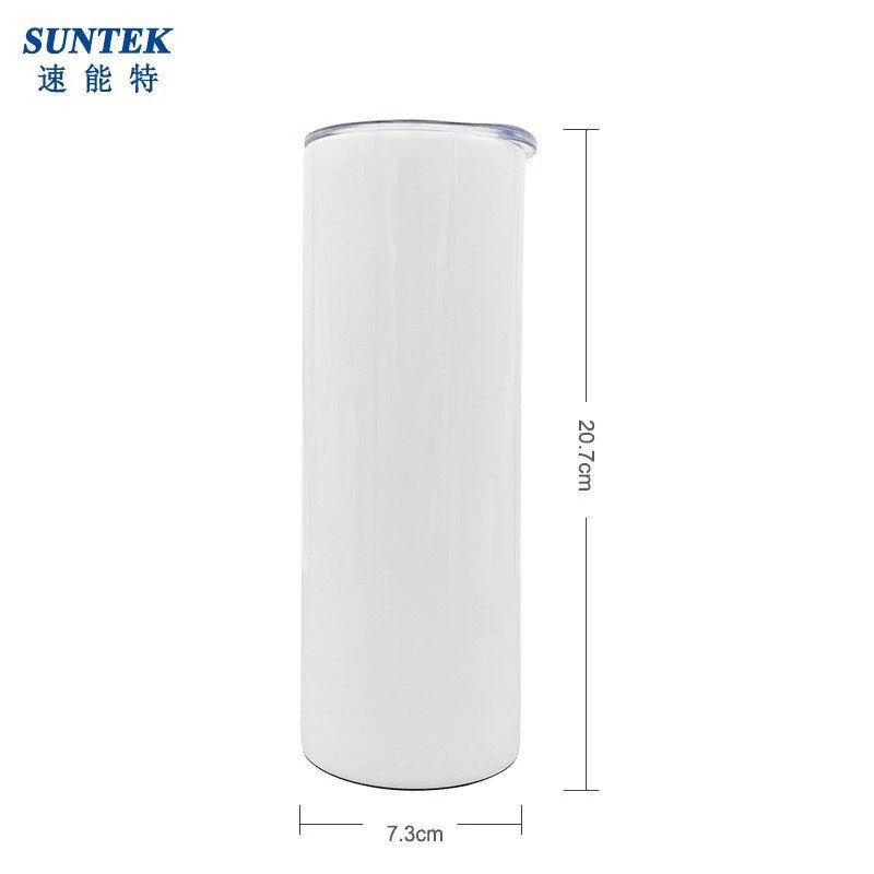 Sublimation Heat Press 20oz Straight Stainless-Steel Skinny Tumbler Tumbler