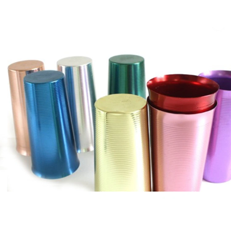 Multi-Color Custom Logo Anodized Aluminum Pint Cup