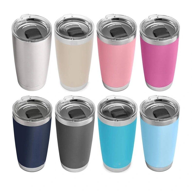 Wholesale Outdoor Travel Coffee Mug Double Wall Vacuum Insulated 20 Oz 30 Oz Beer Tumbler Insulated Stainless Steel Tumbler